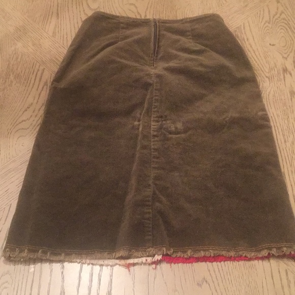 Fall colored Corduroy & jean skirt- Sz M - Picture 2 of 2
